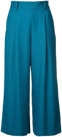 Loveless cropped flared trousers