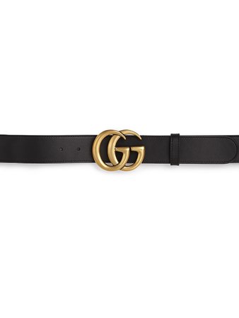 Gucci GG Leather Belt | SaksFifthAvenue