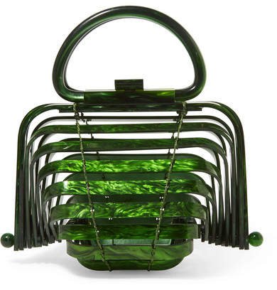 Lilleth Mini Collapsible Acrylic Tote - Green