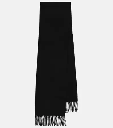 Wool scarf in black - Toteme | Mytheresa