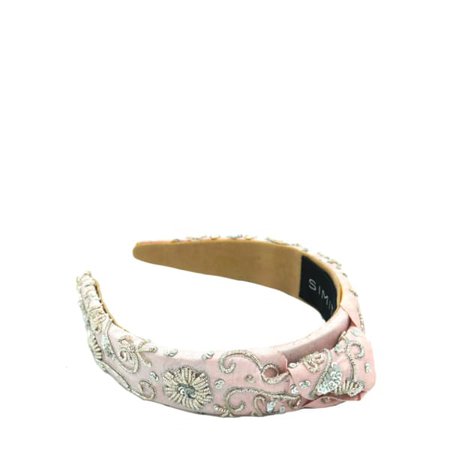 Pastel Pink Silver Knotted ZarBand | Simitri | Wolf & Badger