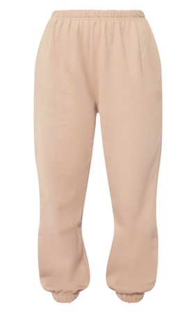 Cream Sweat Pant Joggers - Sweatpants - Pants - Clothing | PrettyLittleThing CA