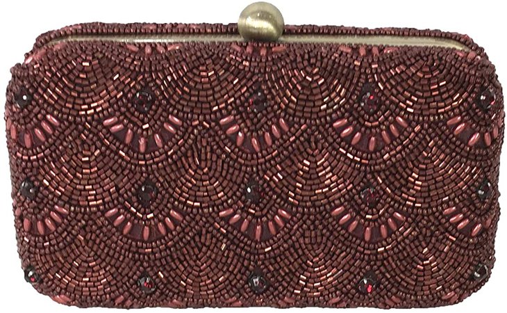 From St Xavier Colden Box Convertible Clutch Evening Bag, Garnet Red: Handbags: Amazon.com