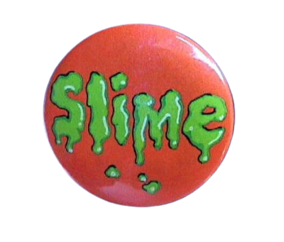slime pinback button