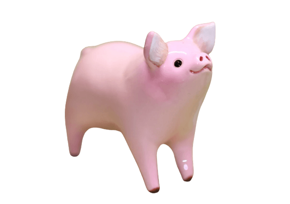 Piglet Figure // FoxLuuCreations
