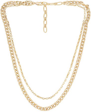 Amber Sceats Layered Chain Necklace