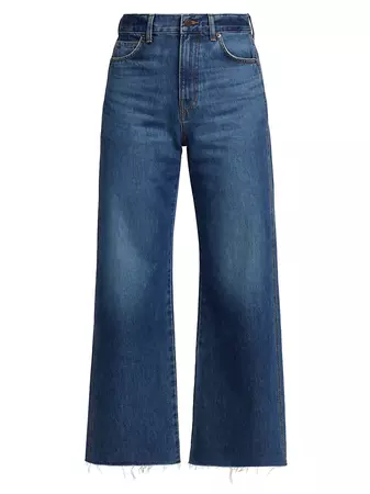 Shop Veronica Beard Taylor Wide-Leg Jeans | Saks Fifth Avenue