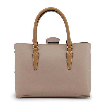Fashiontage - Blu Byblos Brown Leather Handbag - 919534174269