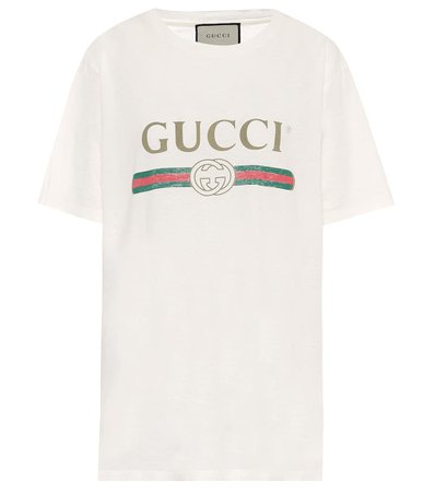 Printed Cotton T-Shirt - Gucci * mytheresa.com