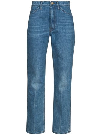 Shop FRAME Le Italien straight-leg jeans with Express Delivery - FARFETCH