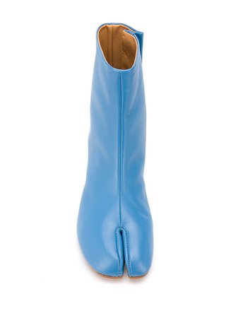 Maison Margiela Tabi Ankle Boots S58WU0273PR516 Blue | Farfetch