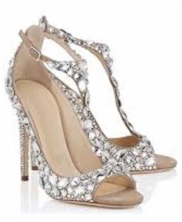 crystal heels