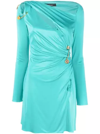Versace safety-pin Cocktail Dress - Farfetch