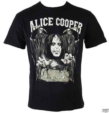 t-shirt metal men's Alice Cooper - BLK - AMPLIFIED - AV210CRP - Metal-shop.eu
