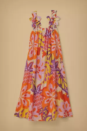 Lee Floral Sleeveless Maxi Dress – FARM Rio