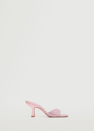 Glitter high-heeled sandals - Women | Mango USA