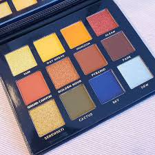 blue, orange and yellow eyeshadow palette - Google Search