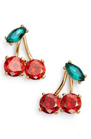 Kate Spade Red Cherry Earrings
