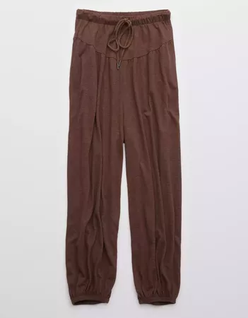 Aerie Oversized Jogger brown
