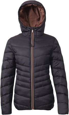 Amazon.com: Rokka&Rolla Women's Lightweight Puffer Jacket Water-Resistant Hooded Winter Coat : Clothing, Shoes & Jewelry