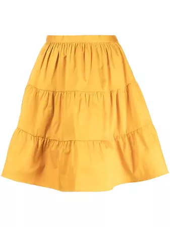 Cynthia Rowley high-waisted Tiered Skirt