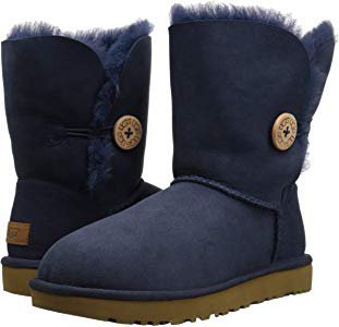 Amazon.com | UGG Women's Bailey Button II Winter Boot, NAVY, 9 M US | Boots