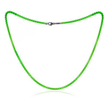 neon green chain