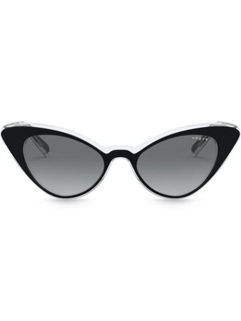 Black Vogue Eyewear cat eye frame sunglasses - Farfetch
