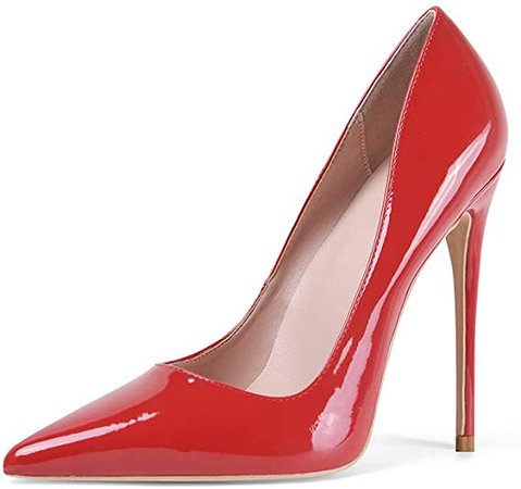 *clipped by @luci-her* Elisabet Tang Women Pumps, Pointed Toe High Heel 4.7 inch/12cm Party Stiletto Heels Shoes | Pumps