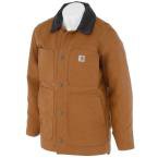 Carhartt Men's Regular Medium Carhartt Brown Cotton Full Swing Chore Coat-102707-211 - The Home Depot