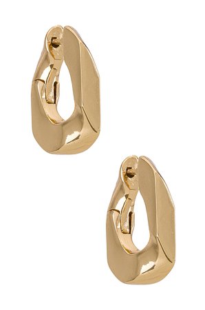 8 Other Reasons X REVOLVE Flat Organic Hoop in Gold | REVOLVE
