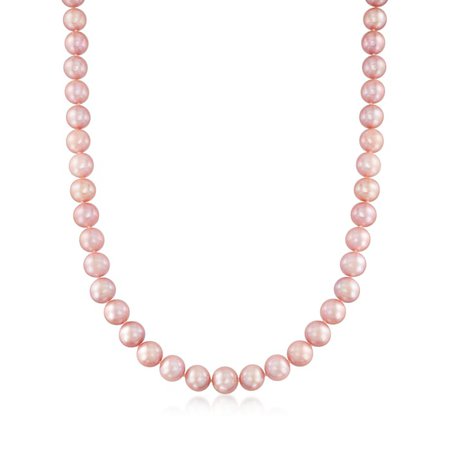 Ross-Simons 10-11mm Pink Cultured Pearl Necklace