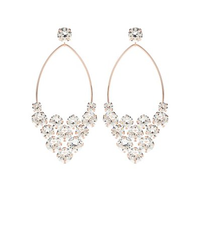 Crystal embellished earrings