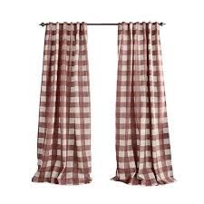 red linen curtains - Google Search
