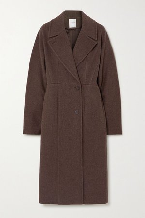 Brown Line wool-blend coat | LE 17 SEPTEMBRE | NET-A-PORTER