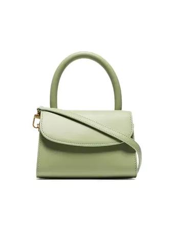 By Far green Mini leather cross body bag $480 - Shop SS19 Online - Fast Delivery, Price
