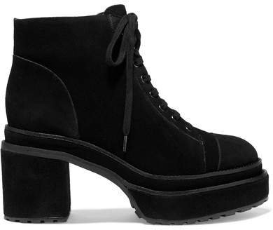 Bratz Suede Ankle Boots - Black