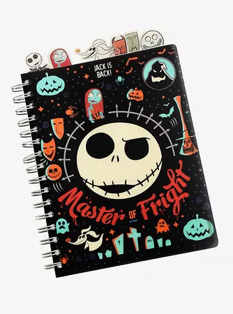 The Nightmare Before Christmas Journal With Tabs