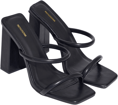 black plt heels