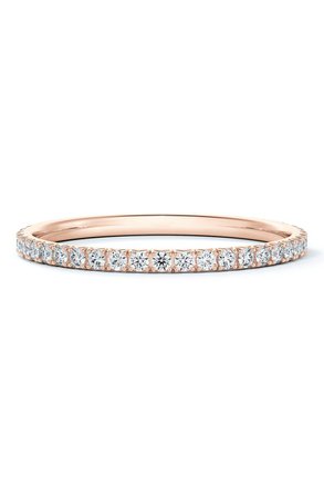 De Beers Forevermark Engagement & Commitment French Pavé Diamond Band | Nordstrom