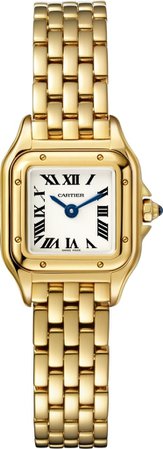 CRWGPN0016 - Panthère de Cartier watch - Mini, yellow gold - Cartier