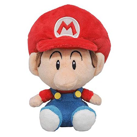 Little Buddy 1247 Super Mario All Star Collection Baby Mario Plush, 6", Animals & Figures - Amazon Canada