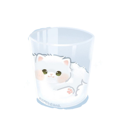 cute art milk cat
