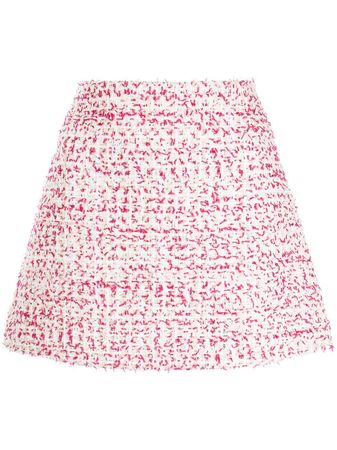 Alice + Olivia Riley Tweed A-line Skirt - Farfetch