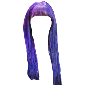 Purple Hair PNG Bangs