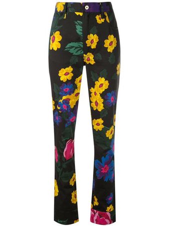 Marques'Almeida Floral Print Trousers - Farfetch