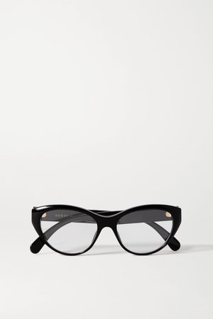 Black Cat-eye acetate optical glasses | Gucci | NET-A-PORTER