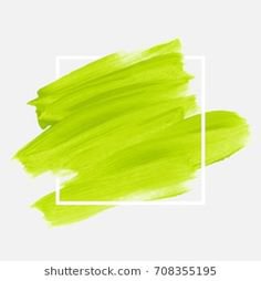 Neon lime green brush stroke | free image by rawpixel.com / Ake | Lime green, Green aesthetic, Green colour palette