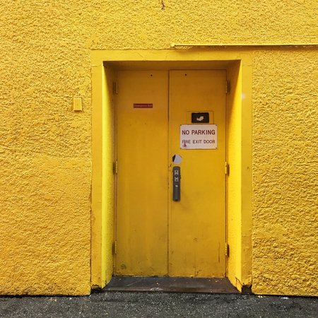 yellow door