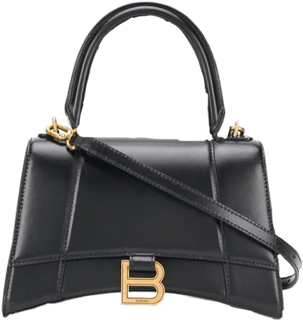 black balanciaga bag